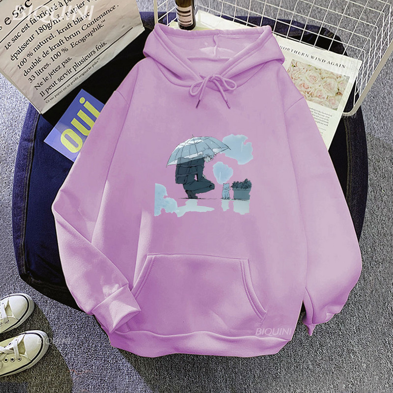 Jujustu Kaisen Harajuku Hoodies Γυναικείες ανδρικές μπλούζες Kawaii Αστείες μπλούζες κινουμένων σχεδίων με κουκούλα Κορεατικού στυλ Γυναικεία πουλόβερ Πρωτοτυπία
