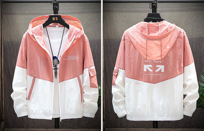 Ρούχα ηλίου γυναικεία ανοιξιάτικα και καλοκαιρινά ρούχα για ψάρεμα ανδρικά υπέρλεπτο πουκάμισο που αναπνέει υπαίθριο δέρμα αντιανεμικό μπουφάν ζευγάρι νέο