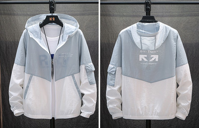 Ρούχα ηλίου γυναικεία ανοιξιάτικα και καλοκαιρινά ρούχα για ψάρεμα ανδρικά υπέρλεπτο πουκάμισο που αναπνέει υπαίθριο δέρμα αντιανεμικό μπουφάν ζευγάρι νέο