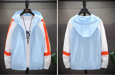 Ρούχα ηλίου γυναικεία ανοιξιάτικα και καλοκαιρινά ρούχα για ψάρεμα ανδρικά υπέρλεπτο πουκάμισο που αναπνέει υπαίθριο δέρμα αντιανεμικό μπουφάν ζευγάρι νέο