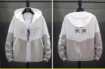 Ρούχα ηλίου γυναικεία ανοιξιάτικα και καλοκαιρινά ρούχα για ψάρεμα ανδρικά υπέρλεπτο πουκάμισο που αναπνέει υπαίθριο δέρμα αντιανεμικό μπουφάν ζευγάρι νέο