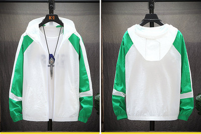 Ρούχα ηλίου γυναικεία ανοιξιάτικα και καλοκαιρινά ρούχα για ψάρεμα ανδρικά υπέρλεπτο πουκάμισο που αναπνέει υπαίθριο δέρμα αντιανεμικό μπουφάν ζευγάρι νέο