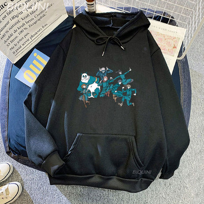 Jujustu Kaisen Gojo Satoru Hoodies Ιαπωνικά γραφικά φούτερ κινουμένων σχεδίων Anime Φθινοπωρινά/Χειμώνα Άνετα πουλόβερ Fleece Ανδρικά