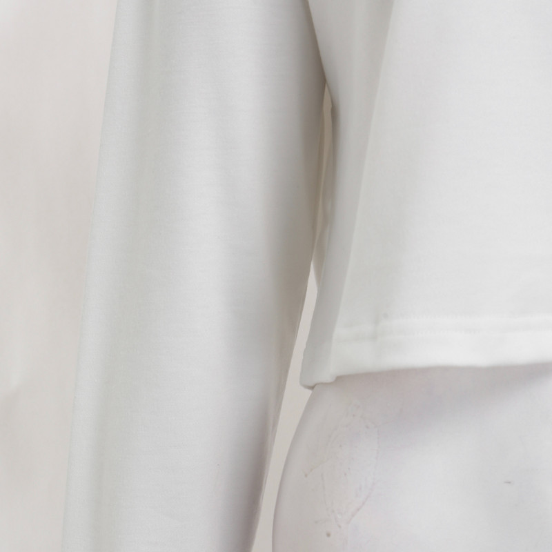 Γυναικεία φθινοπωρινά φούτερ με κουκούλα κοντό μακρυμάνικο πουλόβερ Μασίφ μπλούζα υπερμεγέθη Κορεάτικο φανελάκι Λευκό μπλουζάκι πεταλούδα Γυναικείο πουλόβερ