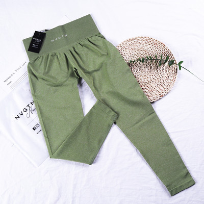 LYCRA Nvgtn Contour Õmblusteta säärised Naiste treening Joogapüksid Sörkimine Matkamine Fitnessivarustus Sukkpüksid Jõusaal Spordirõivad HULGI