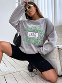 Φθινοπωρινό γυναικείο φούτερ Vancouver British Columbia West Coast Letter με στάμπα πουλόβερ με μακρυμάνικα γυναικεία ρούχα