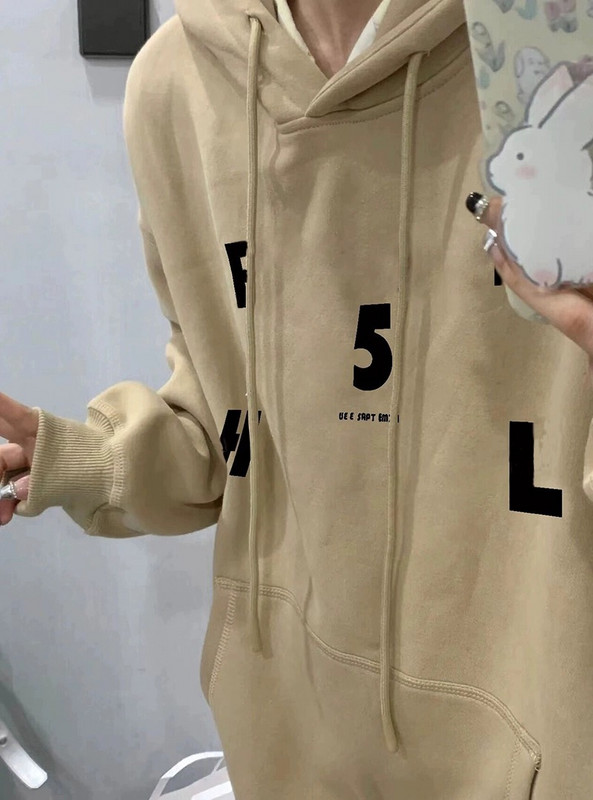 Ležerne debele tople pamučne majice s kapuljačom Y2k High Street Slouch Ženske majice s kapuljačom Sweatshirts Novo za jesen i zimu 2023. Korejska moda