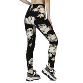 Нов щампован клин с цветя Leggins Push Up Legins Guitar Plaid Thin Nine Gym Pants Модни дамски дрехи Подходящи панталони