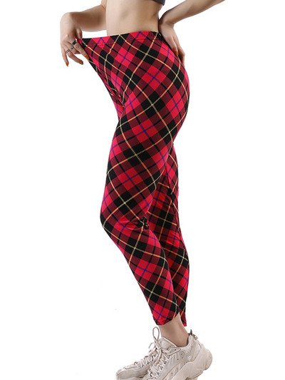 YSDNCHI Κολάν γυμναστικής Stretch High Waist Sports Running Αθλητικά ρούχα Γυναικεία εκτύπωση Παντελόνι γυμναστικής Σέξι παντελόνι