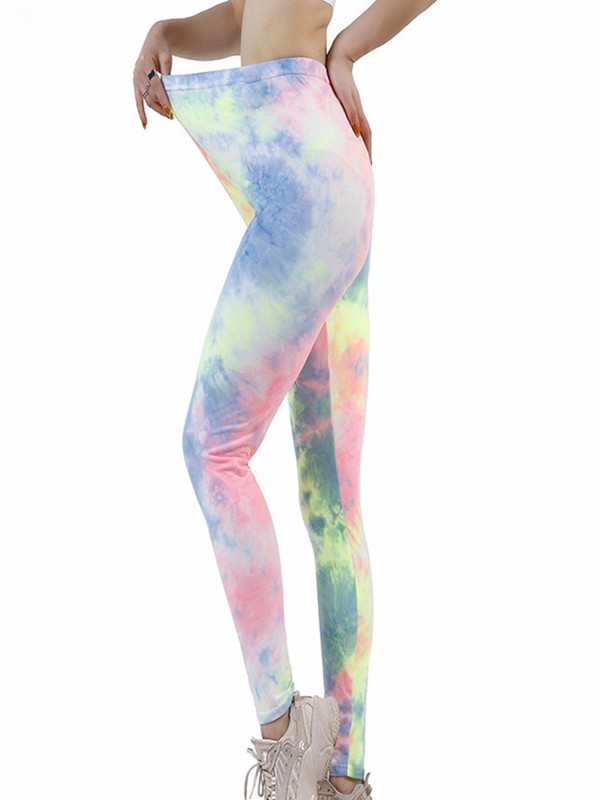 YSDNCHI Κολάν γυμναστικής Stretch High Waist Sports Running Αθλητικά ρούχα Γυναικεία εκτύπωση Παντελόνι γυμναστικής Σέξι παντελόνι