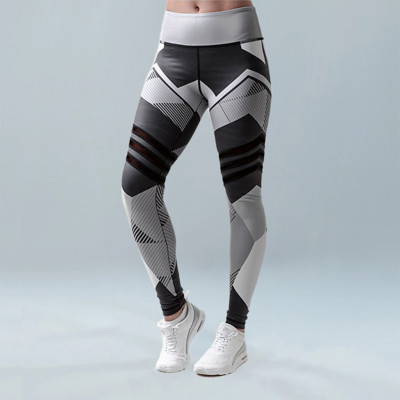 Αθλητικά κολάν Γυναικεία παντελόνια γιόγκα Προπόνηση Ρούχα γυμναστικής Τζόκινγκ Καλσόν γυμναστικής για τρέξιμο Stretch print Αθλητικά κολάν Λεπτά