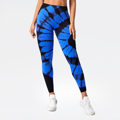 Γραβάτα Dye Leggings Workout Σέξι μαύρο ροζ ουράνιο τόξο ψηλόμεσο παντελόνι γιόγκα Scrunch Butt Lifting Ελαστικό καλσόν Παντελόνι γυμναστικής