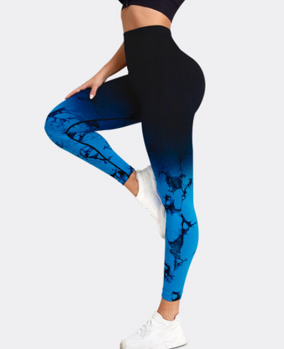 Γραβάτα Dye Leggings Workout Σέξι μαύρο ροζ ουράνιο τόξο ψηλόμεσο παντελόνι γιόγκα Scrunch Butt Lifting Ελαστικό καλσόν Παντελόνι γυμναστικής