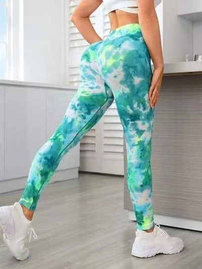 Nove hlače za jogu u boji breskve boje breskve Brzosušeće uske tajice visokog struka bez šava Hlače za fitness za trčanje na otvorenom