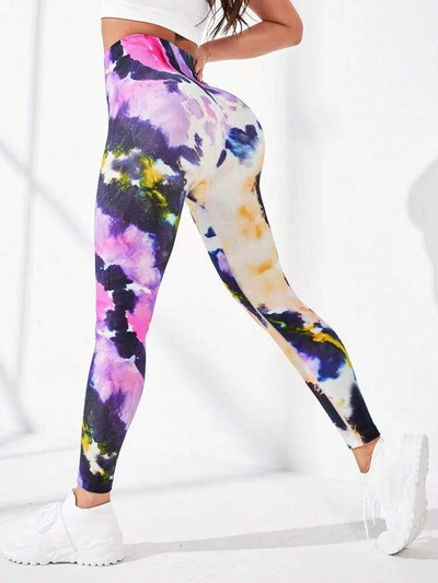 Nove hlače za jogu u boji breskve boje breskve Brzosušeće uske tajice visokog struka bez šava Hlače za fitness za trčanje na otvorenom