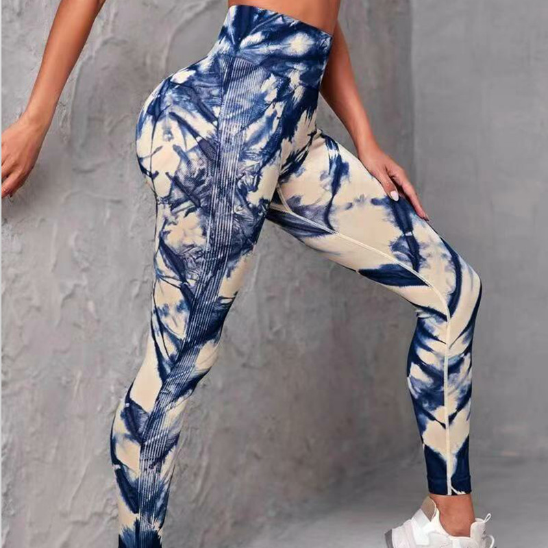 Nove hlače za jogu u boji breskve boje breskve Brzosušeće uske tajice visokog struka bez šava Hlače za fitness za trčanje na otvorenom