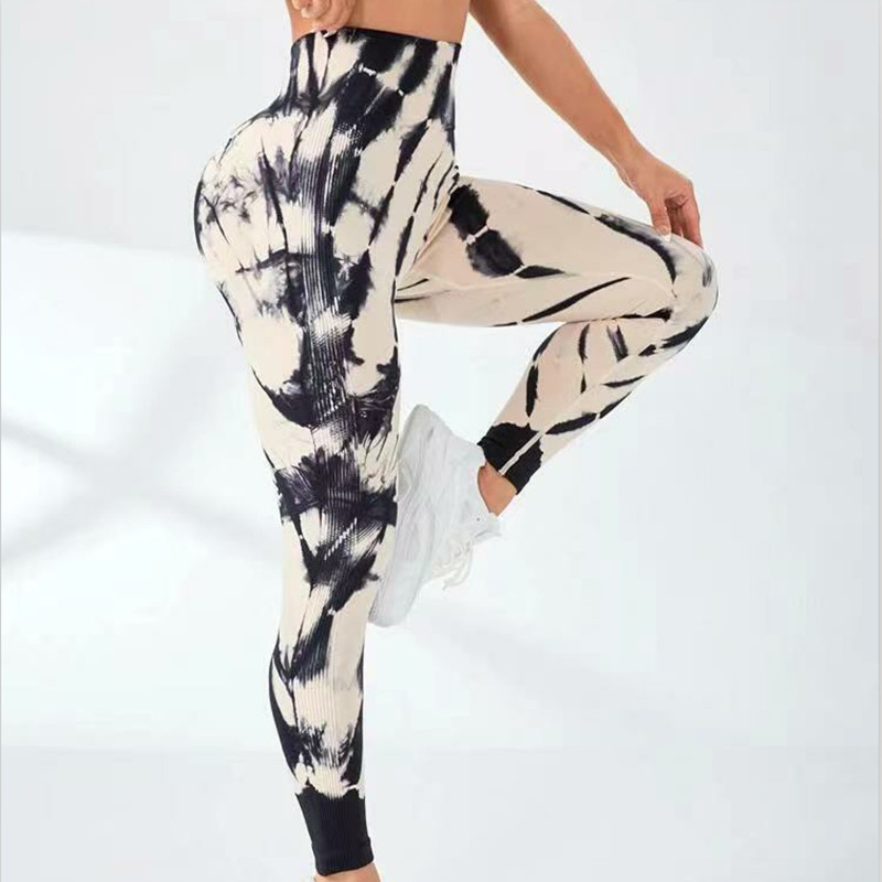 Nove hlače za jogu u boji breskve boje breskve Brzosušeće uske tajice visokog struka bez šava Hlače za fitness za trčanje na otvorenom