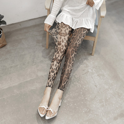 Καλοκαιρινό λεπτό διχτυωτό κολάν μεγάλο ελαστικό σέξι διάφανο γυναικείο παντελόνι δροσερό αναπνεύσιμο μεταξωτό παντελόνι