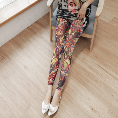 Καλοκαιρινό λεπτό διχτυωτό κολάν μεγάλο ελαστικό σέξι διάφανο γυναικείο παντελόνι δροσερό αναπνεύσιμο μεταξωτό παντελόνι