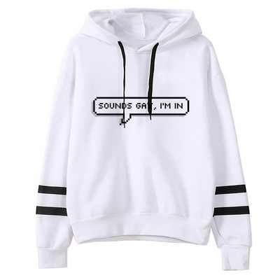 Γυναικεία γυναικεία λεσβία με κουκούλα ιαπωνικό πουλόβερ harajuku γυναικεία ρούχα της δεκαετίας του `90