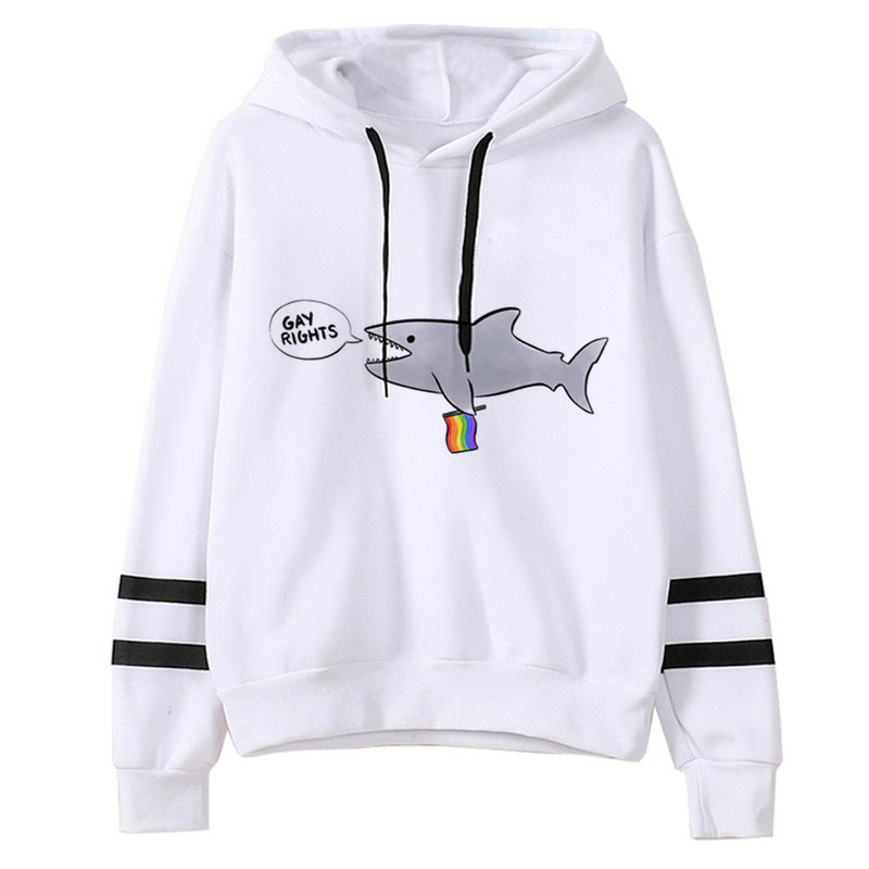 Γυναικεία γυναικεία λεσβία με κουκούλα ιαπωνικό πουλόβερ harajuku γυναικεία ρούχα της δεκαετίας του `90