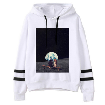 Emo με κουκούλα γυναικεία ιαπωνική harajuku 90s vintage φούτερ ρούχα γυναικείο γοτθικό πουκάμισο με κουκούλα