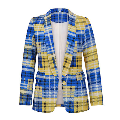 Proljetna jesenska moda Novi ženski tanki mrežasti sako u boji Uredska dama Sako s jednim gumbom Djevojka Ležerni kaput Poklon za zabavu