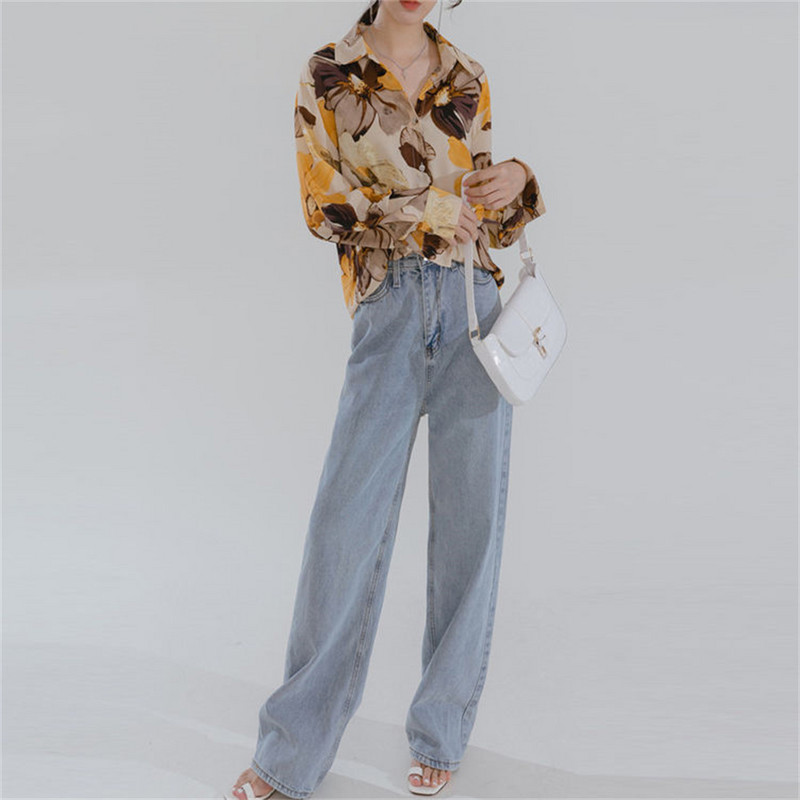 Nove ženske traperice s leptir mašnom visokog struka Ženske široke traperice s dugmadima Ženske hlače Uske ulične hlače Pencil Denim Traperice za žene