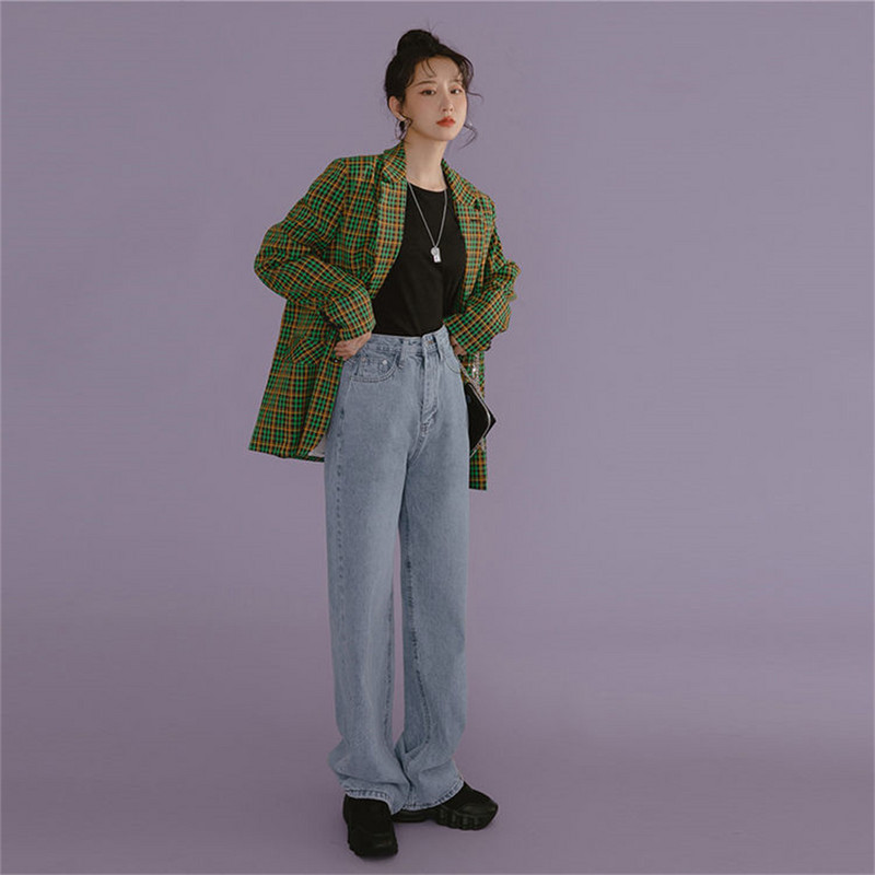 Nove ženske traperice s leptir mašnom visokog struka Ženske široke traperice s dugmadima Ženske hlače Uske ulične hlače Pencil Denim Traperice za žene