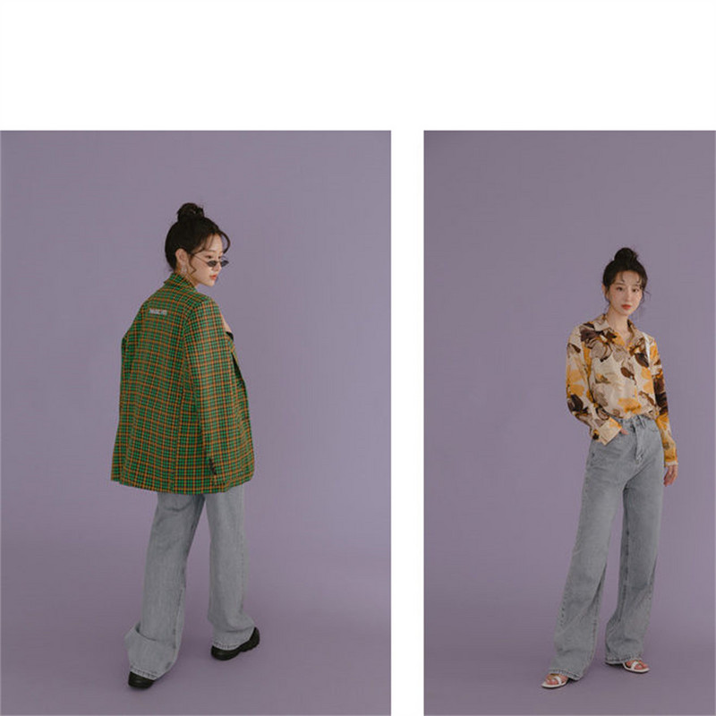 Nove ženske traperice s leptir mašnom visokog struka Ženske široke traperice s dugmadima Ženske hlače Uske ulične hlače Pencil Denim Traperice za žene