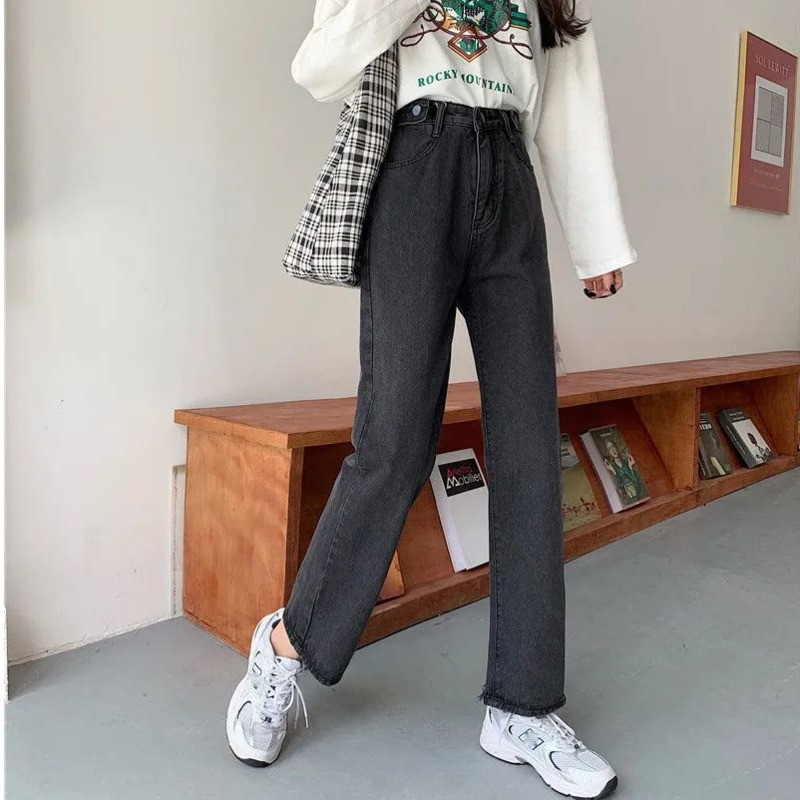 Ženske traperice 2023 Trend Streetwear Y2k Vintage Odjeća Traperice ravnih nogavica Ženska odjeća visokog struka Korejski modni traper