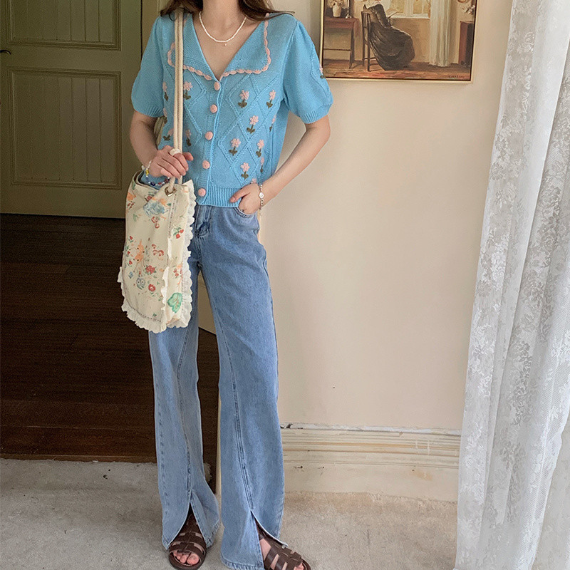 Y2k široke traperice Ženske ravne traperice visokog struka Ženska vintage odjeća 2022. Traper Ženske hlače Ulična Ženska odjeća