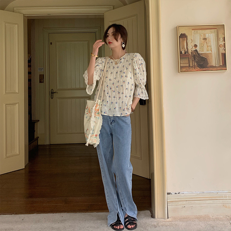 Y2k široke traperice Ženske ravne traperice visokog struka Ženska vintage odjeća 2022. Traper Ženske hlače Ulična Ženska odjeća