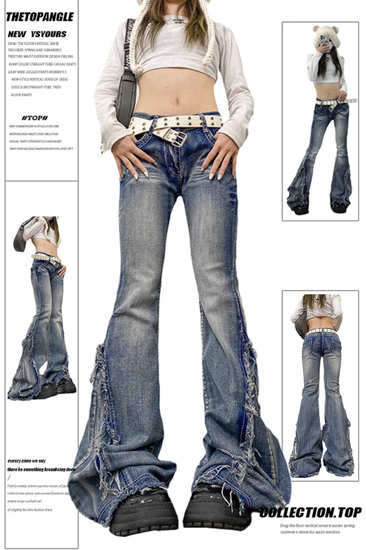 Ženske hlače Y2k Streetwear Ženske traperice Trend 2023 Newjeans Traper Korejska moda Vintage odjeća Traperice ravnih nogavica Baggy