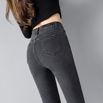 Stretch Slim Jeans Γυναικεία Push Up Hips High Waist Elastic Cotton Plus Size Pencil Denim Παντελόνι Γυναικείο Casual Παντελόνι