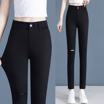 Stretch Slim Jeans Γυναικεία Push Up Hips High Waist Elastic Cotton Plus Size Pencil Denim Παντελόνι Γυναικείο Casual Παντελόνι