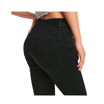 Γυναικεία Skinny Jeans Fashion High Waist Elastic Stretch Ripped High Street Γυναικείο τζιν παντελόνι μολύβι