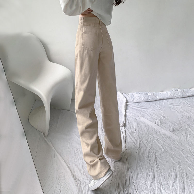 Γυναικεία μόδα ψηλόμεσο Γυναικείο φαρδύ τζιν φαρδύ γυναικείο τζιν ίσιο παντελόνι Jean μαμά τζιν παντελόνι άνοιξη