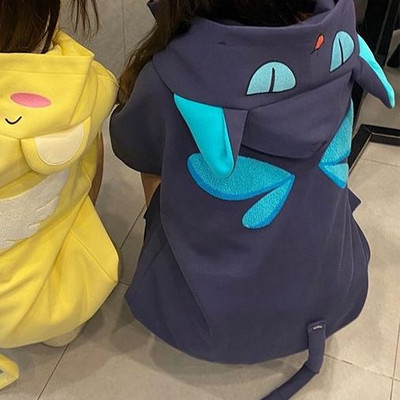 Hoodie Kpop Super zgodne Hoodies u fakultetskom stilu Visokokvalitetne zimske pulovere s dugmadima Slatki i slatki kaput Ženska gornja odjeća