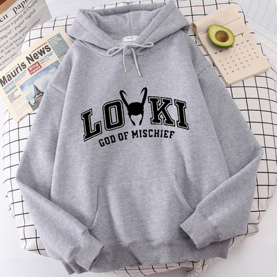 Marvel Superhero Loki Anime Hoodie Γυναικεία Rocky Prank God Cartoon Hoodie Ανδρικά Unisex Casual Street Fashion Winter Hoodie