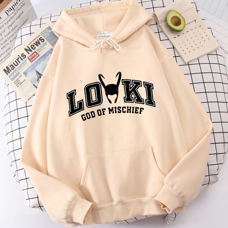 Marvel Superhero Loki Anime Hoodie Γυναικεία Rocky Prank God Cartoon Hoodie Ανδρικά Unisex Casual Street Fashion Winter Hoodie