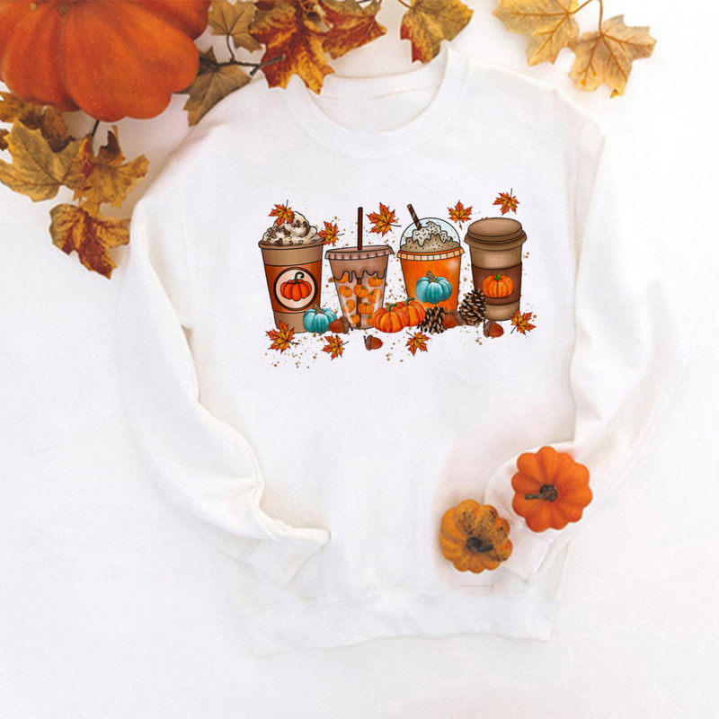 Cămașă cu cafea de toamnă Tricou drăguț de toamnă Cămașă cu condimente de dovleac de Halloween Pulover de toamnă pentru femei Este sezonul Tricou pentru petrecere de Halloween