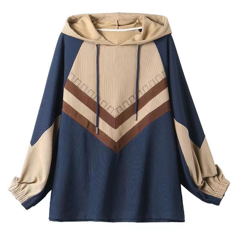 2023, primăvară, toamnă, noi, cu gât rotund, cu glugă, cu mânecă lungă, pentru femei, cu imprimare la modă, ocazional, cu șnur, pulovere toate se potrivesc