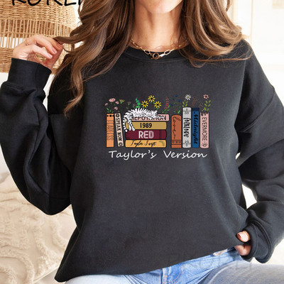 Taylori versioon Pusa muusika Albumid Raamatutena Pusad Naiste Pusad Retro pikkade varrukatega pulloverid Albumid Kaup fännidele