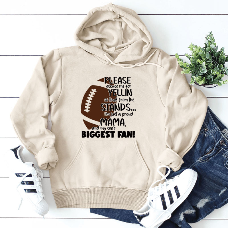 PLEASE Excuse Me Ženska majica s kapuljačom s printom europskog i američkog alfabeta Jednostavna jesen i zima