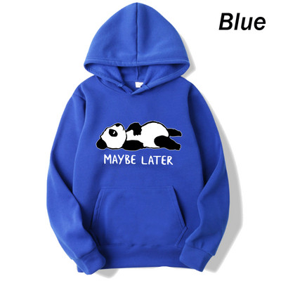 Slatka panda majica s kapuljačom, modni print, ženski ležerni pulover, majica s kapuljačom, zima, jesen, majica s kapuljačom