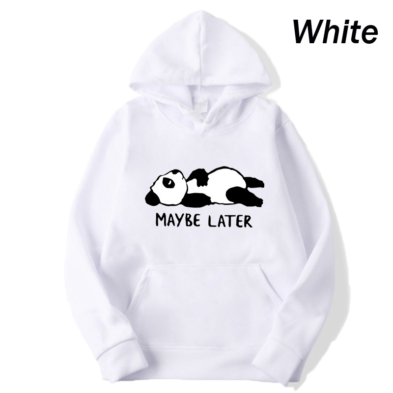 Slatka panda majica s kapuljačom, modni print, ženski ležerni pulover, majica s kapuljačom, zima, jesen, majica s kapuljačom