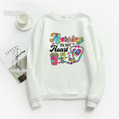 Nursing Is My Heart Nurse Επιστολή εκτύπωσης Γυναικεία φούτερ Φούτερ Harajuku Φθινοπωρινό Χειμερινό μακρυμάνικο Γυναικείο φούτερ με λαιμόκοψη