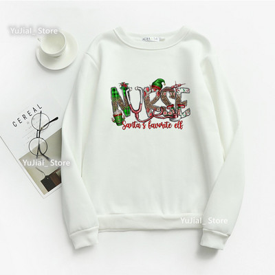 Nursing Is My Heart Nurse Επιστολή εκτύπωσης Γυναικεία φούτερ Φούτερ Harajuku Φθινοπωρινό Χειμερινό μακρυμάνικο Γυναικείο φούτερ με λαιμόκοψη