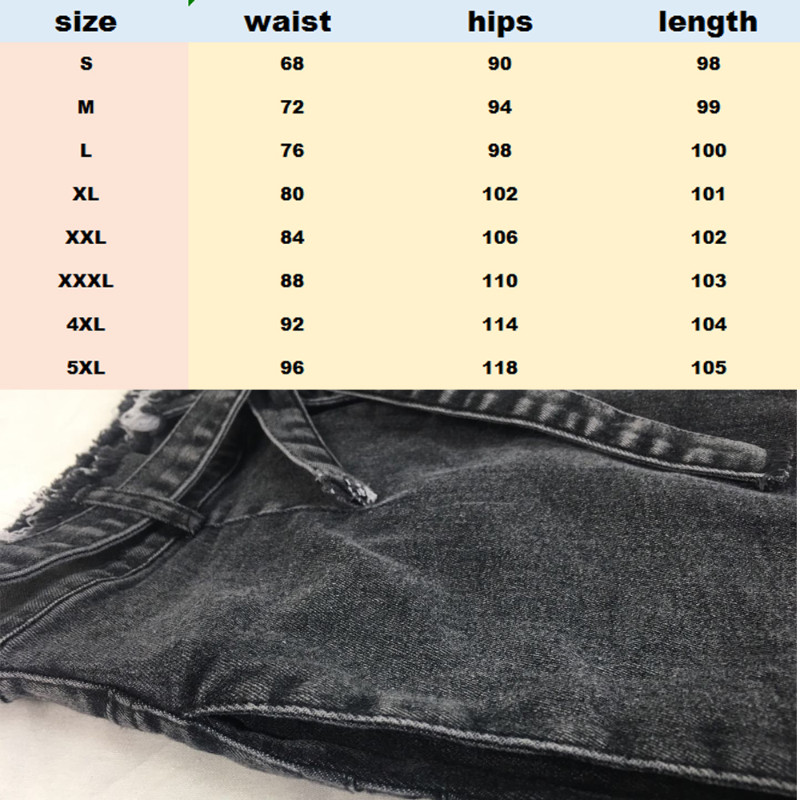 Proljeće 2022. Ženske traperice visokog struka Slim Stretch Denim Jean Bodycon S resicama Pojas Bandage Skinny Push Up traperice Ženska odjeća 5XL